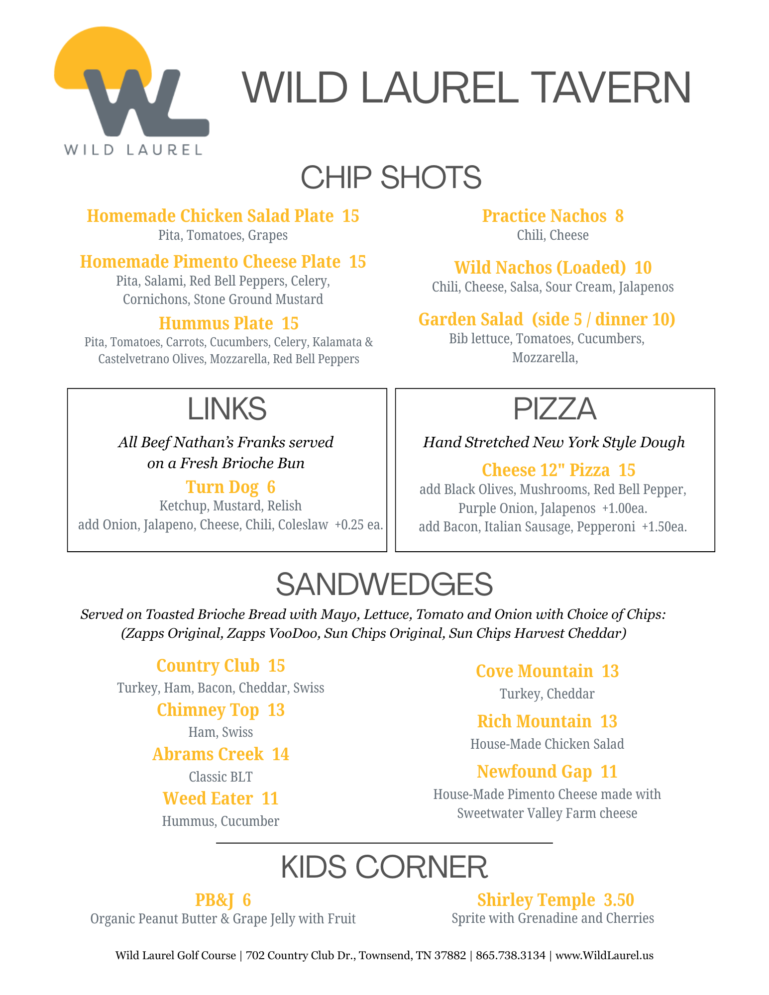 Food Menu